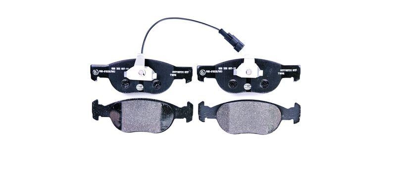 HELLA 8DB 355 007-921 Bremsbelagsatz, Scheibenbremsbelag f&uuml;r FIAT/LANCIA