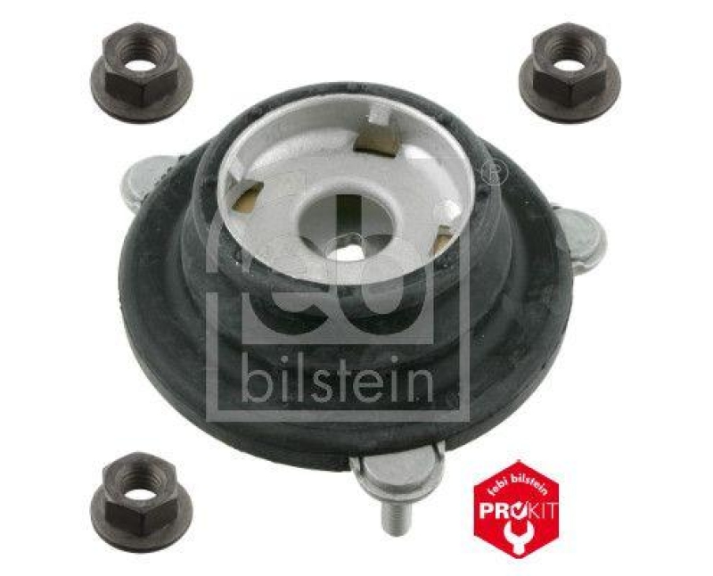 FEBI BILSTEIN 37951 Federbeinst&uuml;tzlagersatz ohne Kugellager, mit Anbaumaterial f&uuml;r Peugeot