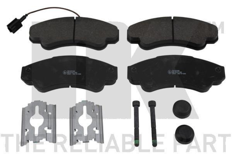 NK 221948 Bremsbelagsatz, Scheibenbremse f&uuml;r CITROEN, FIAT, PEUGEOT