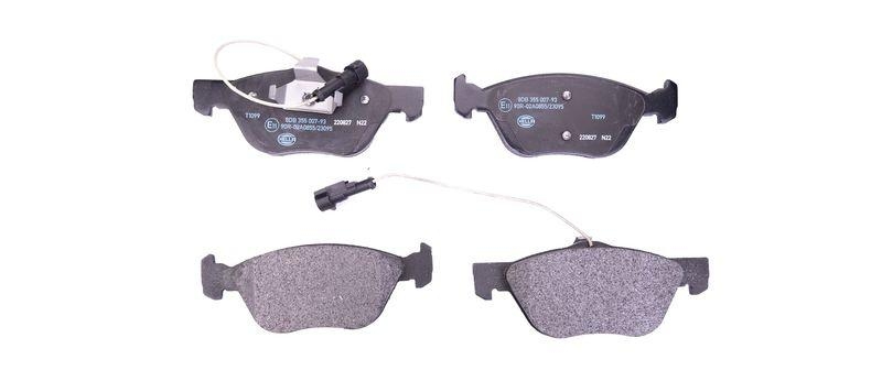 HELLA 8DB 355 007-931 Bremsbelagsatz, Scheibenbremsbelag f&uuml;r ALFA/FIAT/LANCIA