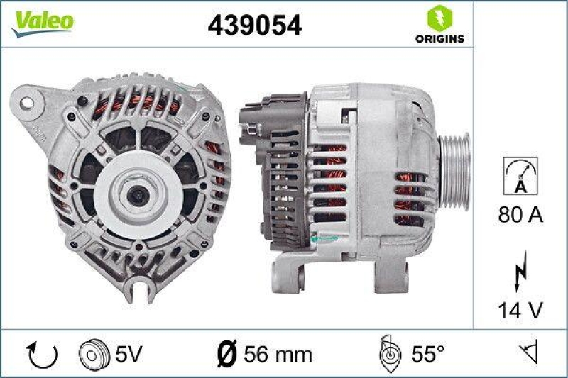 VALEO 439054 Generator Neu - ORIGINS