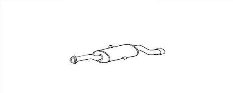 HELLA 8LD 366 026-451 Endschalld&auml;mpfer ALFA ROMEO