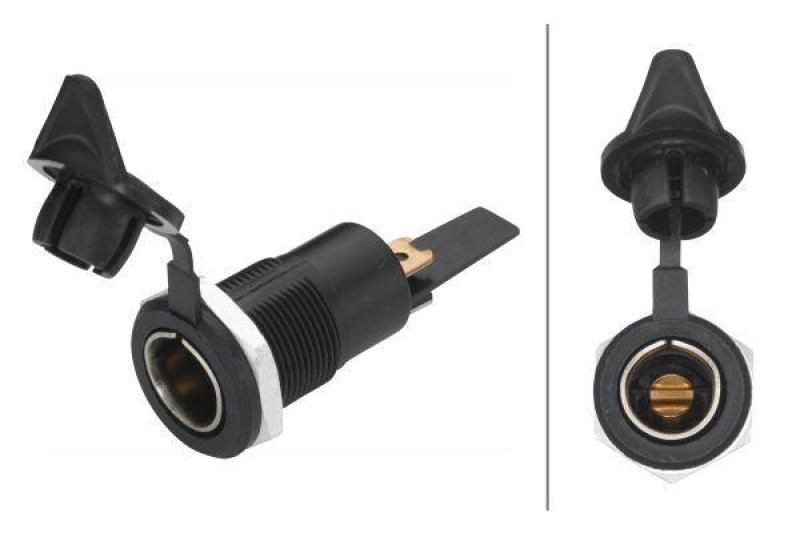 HELLA 8JB 004 777-001 Steckdose K 11 Flachstecker