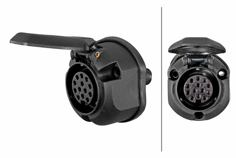 HELLA 8JB 005 949-001 Steckdose, 13 polig Schraubkontakt