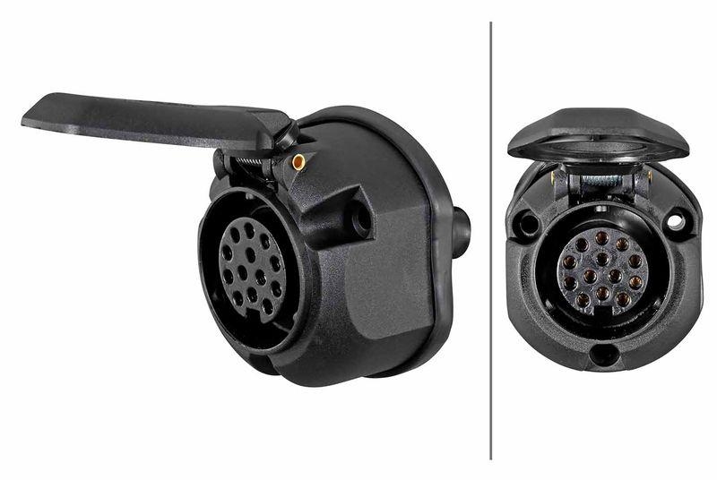 HELLA 8JB 005 949-011 Steckdose K 19, 13 polig Schraubkontakt