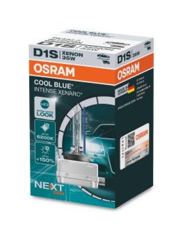 OSRAM 66140CBN Glühlampe Xenarc Cool Blue Intense D1S