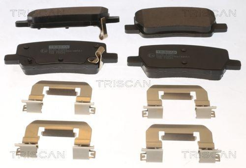 TRISCAN 8110 81001 Bremsbelag Hinten f&uuml;r Tesla