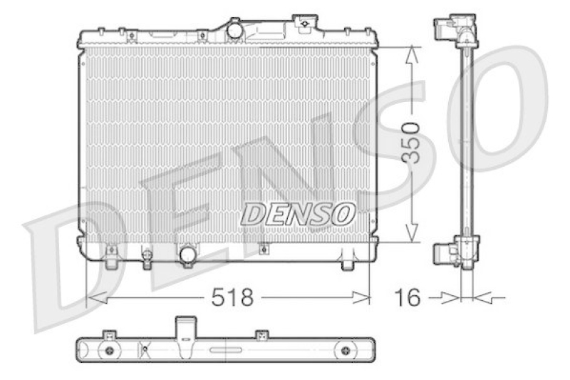 DENSO DRM50029 K&uuml;hler TOYOTA COROLLA Compact (_E11_) 1.4 (EE111_) (1997 - 2000)