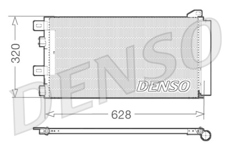 DENSO DCN05101 Kondensator A/C
