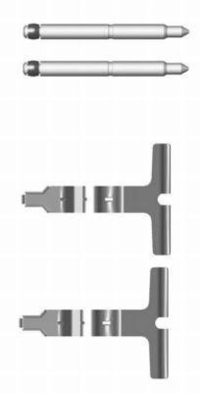 HELLA 8DZ 355 203-511 Zubeh&ouml;rsatz, Scheibenbremsbelag f&uuml;r MB