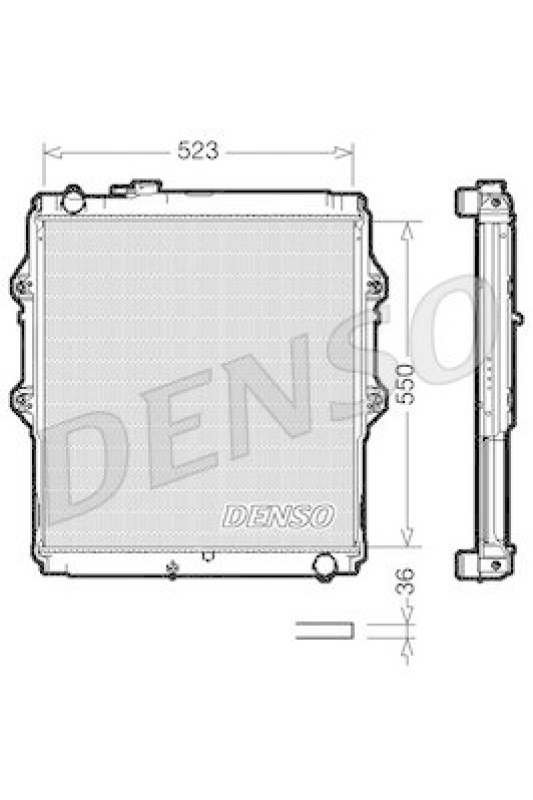 DENSO DRM50037 K&uuml;hler TOYOTA HILUX (82-)