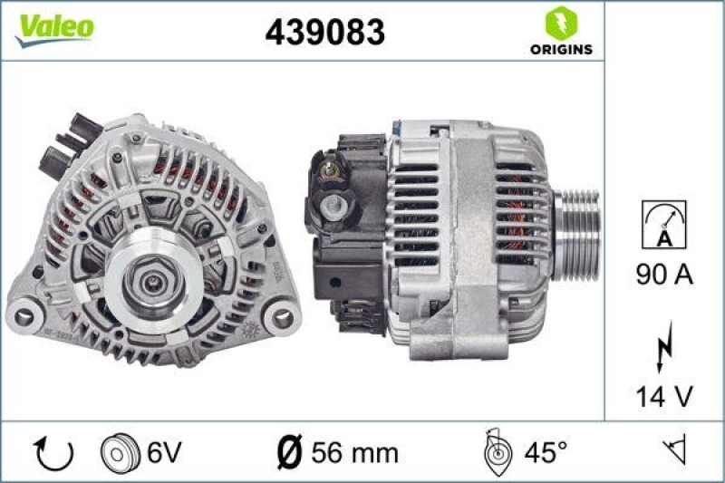 VALEO 439083 Generator Neu - ORIGINS