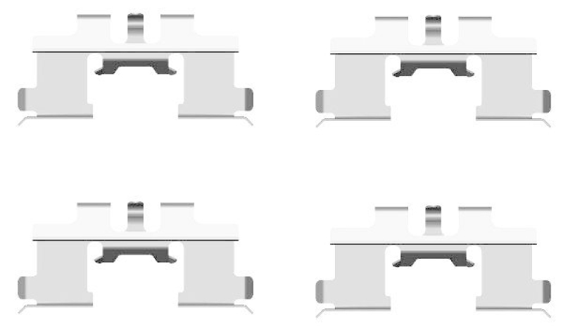 HELLA 8DZ 355 203-211 Zubeh&ouml;rsatz, Scheibenbremsbelag f&uuml;r SUZUKI/DAIHATSU