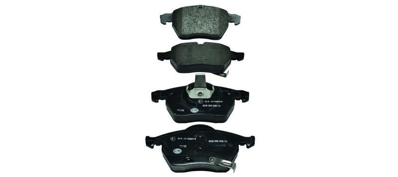 HELLA 8DB 355 008-141 Bremsbelagsatz, Scheibenbremsbelag f&uuml;r SAAB/OPEL