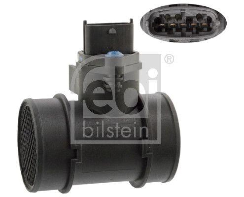 FEBI BILSTEIN 104592 Luftmassenmesser mit Geh&auml;use f&uuml;r Opel