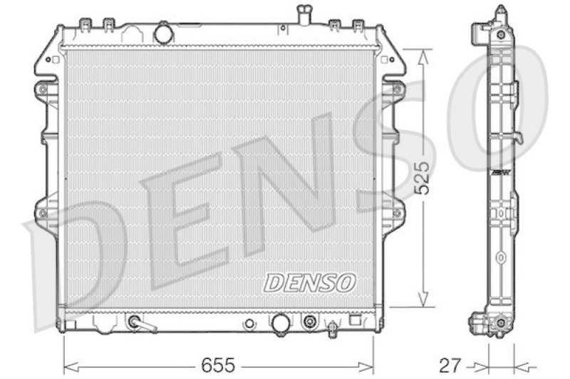 DENSO DRM50045 K&uuml;hler TOYOTA Innova Aut. 08/04-