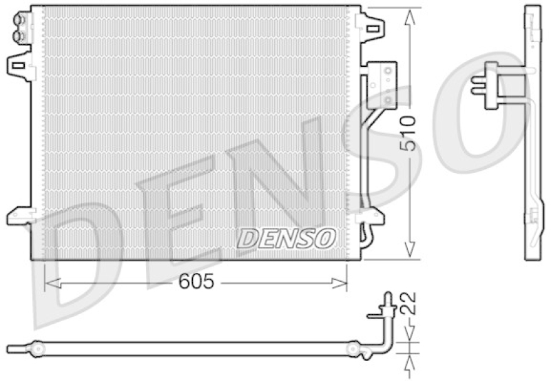 DENSO DCN06006 Kondensator A/C