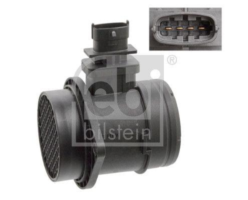FEBI BILSTEIN 104593 Luftmassenmesser mit Geh&auml;use f&uuml;r Fiat