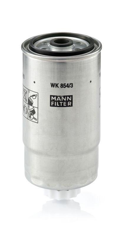 MANN-FILTER WK 854/3 Kraftstoffilter f&uuml;r Fiat Gruppe