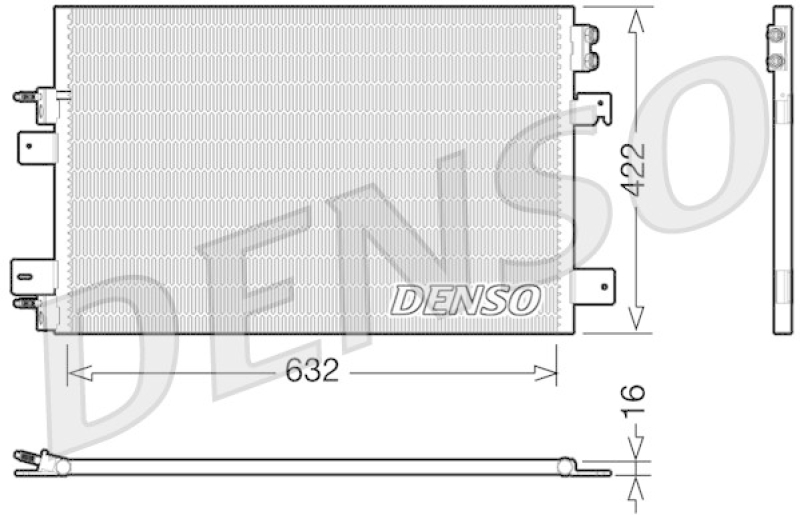DENSO DCN06007 Kondensator A/C