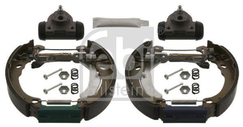 FEBI BILSTEIN 38746 Bremsbackensatz mit Anbaumaterial f&uuml;r Fiat
