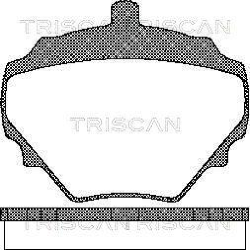 TRISCAN 8110 17004 Bremsbelag Hinten für Land Rover