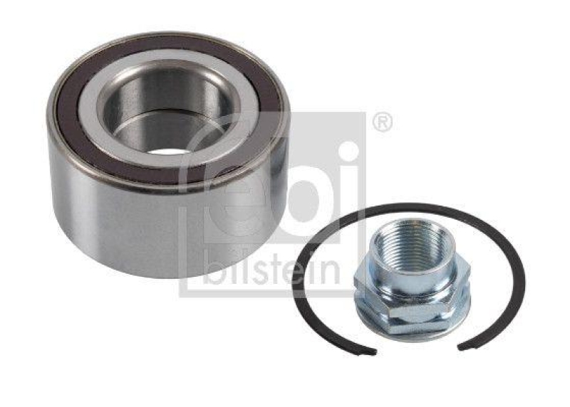FEBI BILSTEIN 28142 Radlagersatz mit ABS-Impulsring, Achsmutter und Sicherungsring f&uuml;r Fiat