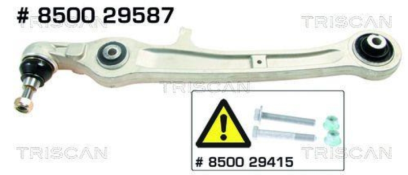 TRISCAN 8500 29587 Querlenker f&uuml;r Audi A6 / Avant / Quattro