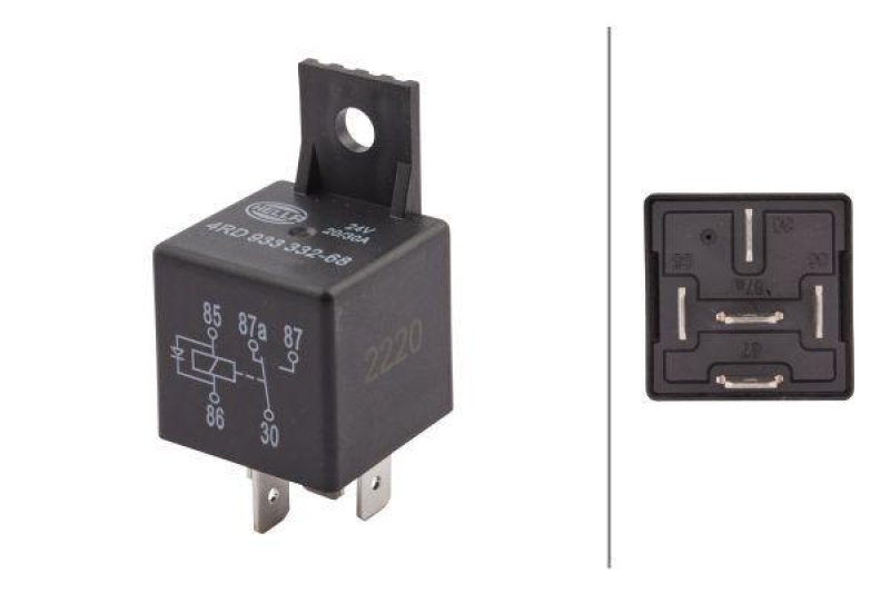 HELLA 4RD 933 332-681 Relais, Arbeitsstrom