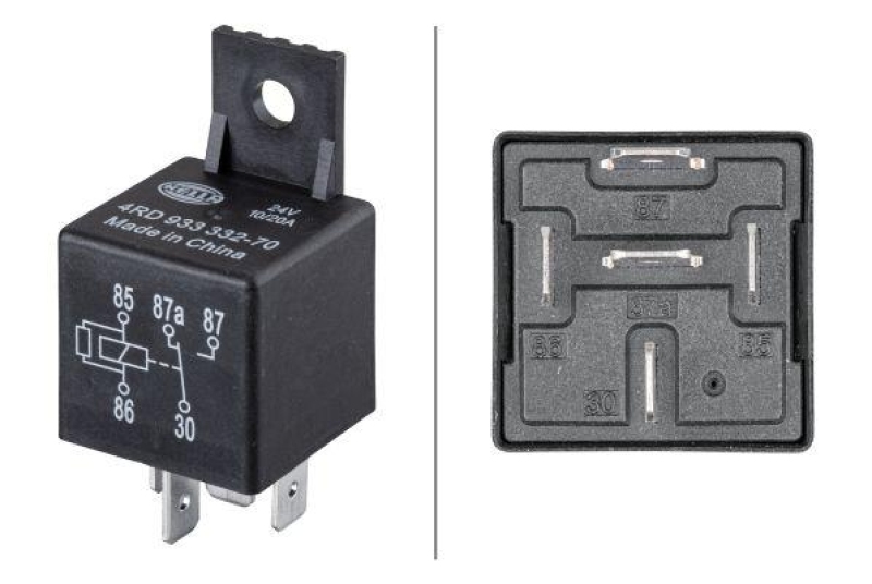 HELLA 4RD 933 332-701 Relais, Arbeitsstrom