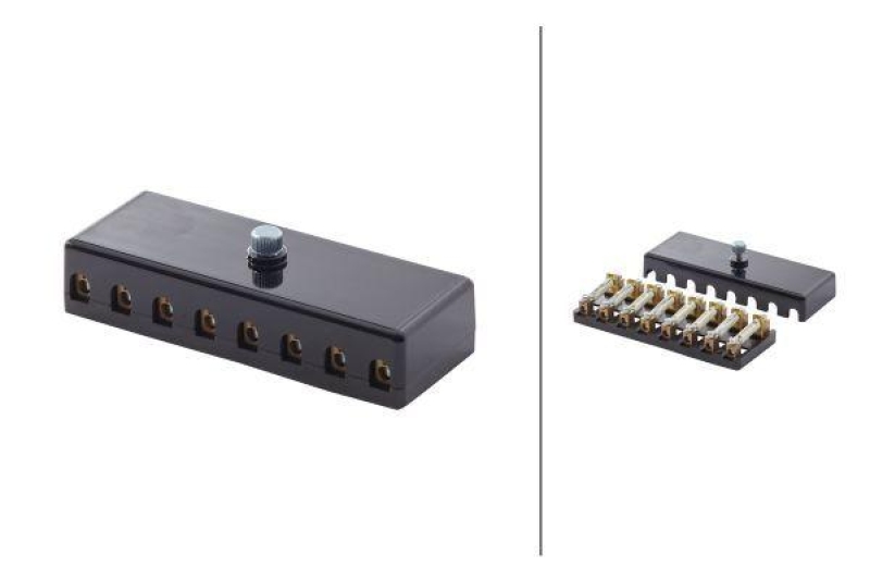 HELLA 8JD 002 290-201 Sicherungsdose, 8 polig torpedo fuse box