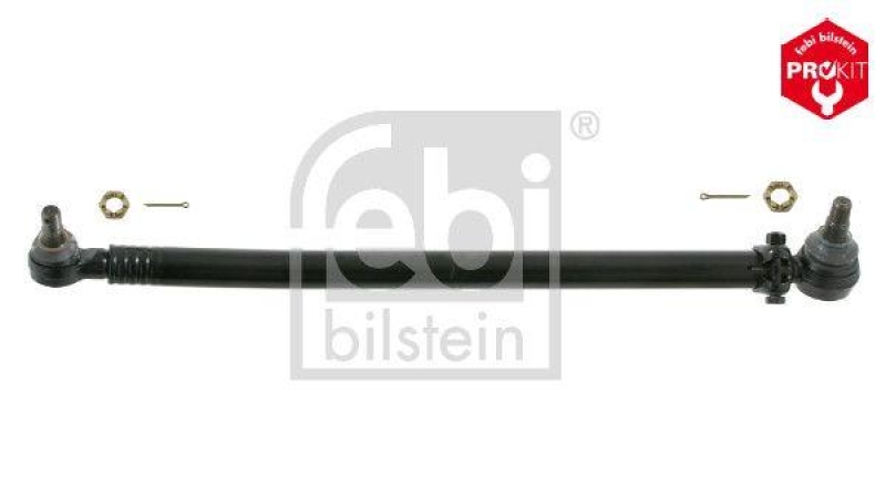 FEBI BILSTEIN 28146 Lenkstange mit Kronenmuttern und Splinten, vom Lenkgetriebe zur 1. Vorderachse f&uuml;r Mercedes-Benz