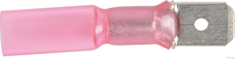 HERTH+BUSS 50252625 Quetschverbinder 0,5 - 1,5 mm&sup2;, 6,3 x 0,8 mm, Schrumpfverbinder