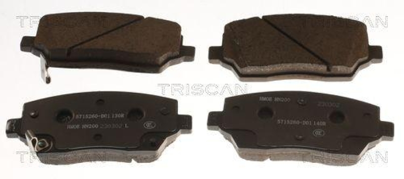 TRISCAN 8110 83001 Bremsbelag Vorne f&uuml;r Maxus