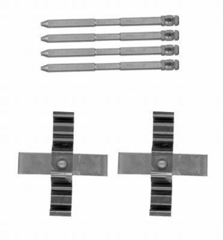 HELLA 8DZ 355 204-281 Zubeh&ouml;rsatz, Scheibenbremsbelag f&uuml;r BMW