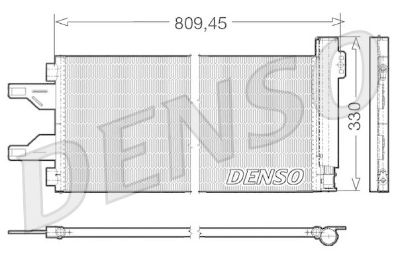 DENSO DCN07050 Kondensator A/C