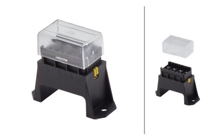 HELLA 8JD 005 993-072 Sicherungsdose, 4 polig Flachstecker