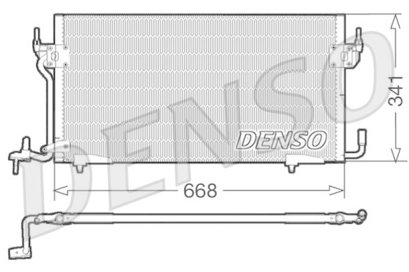 DENSO DCN07060 Kondensator A/C