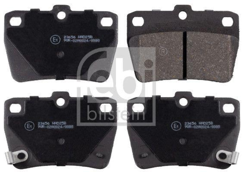 FEBI BILSTEIN 16723 Bremsbelagsatz f&uuml;r TOYOTA