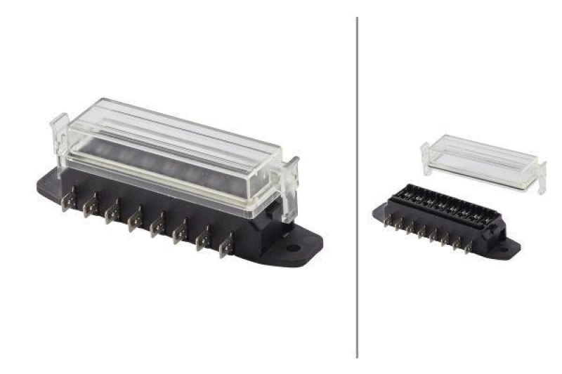 HELLA 8JD 005 993-122 Sicherungsdose, 8 polig Flachstecker