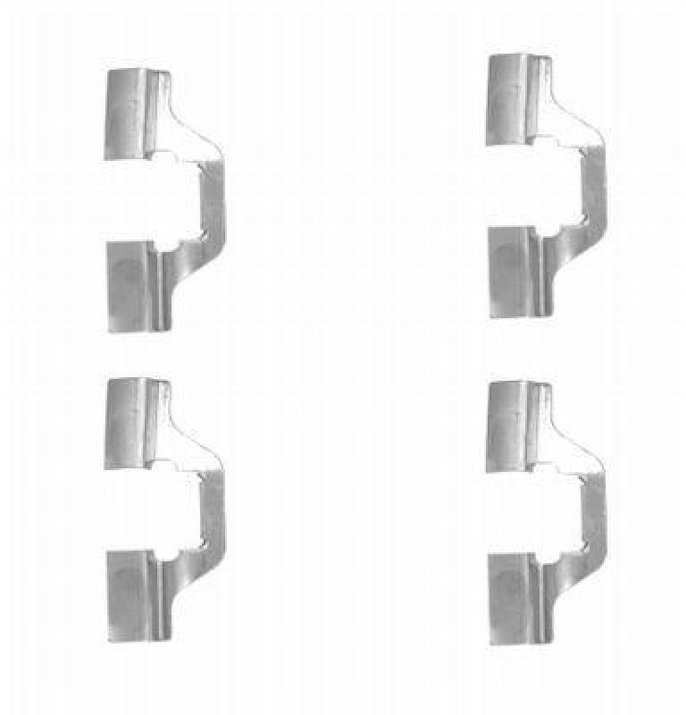 HELLA 8DZ 355 203-811 Zubeh&ouml;rsatz, Scheibenbremsbelag f&uuml;r RENAULT/NISSAN