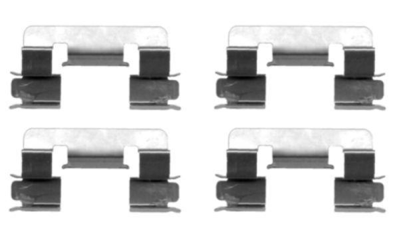 HELLA 8DZ 355 203-841 Zubeh&ouml;rsatz, Scheibenbremsbelag f&uuml;r TOYOTA