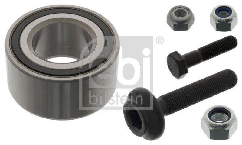 FEBI BILSTEIN 03625 Radlagersatz mit Antriebswellenschraube und Muttern f&uuml;r VW-Audi