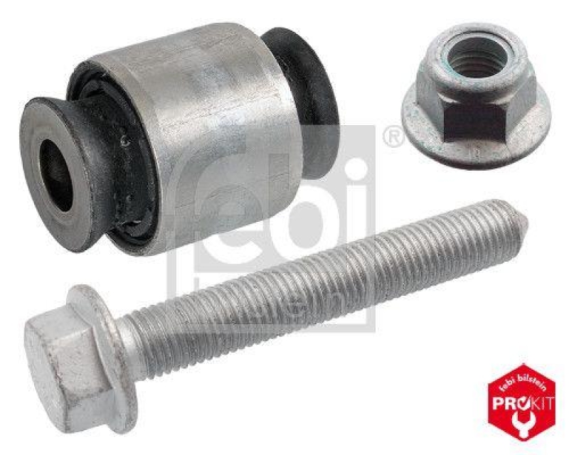 FEBI BILSTEIN 177310 Querlenkerlagersatz mit Schrauben und Sicherungsmuttern f&uuml;r VW-Audi