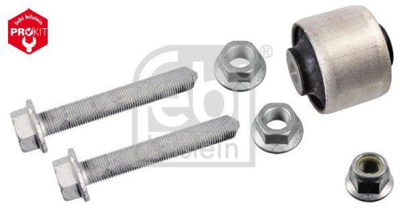 FEBI BILSTEIN 177311 Querlenkerlagersatz mit Schrauben und Sicherungsmuttern f&uuml;r VW-Audi