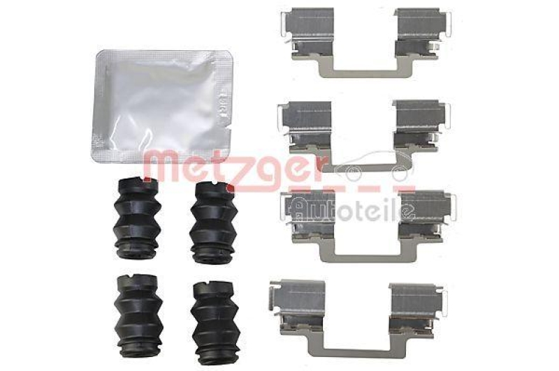 METZGER 109-0121 Zubeh&ouml;rsatz, Scheibenbremsbelag f&uuml;r VW VA links/RE