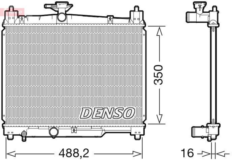 DENSO DRM50101 K&uuml;hler TOYOTA YARIS (_P1_) 1.0 (SCP10_) (99-05)