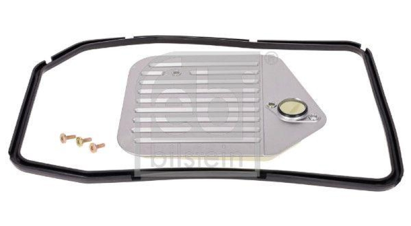 FEBI BILSTEIN 170547 Getriebeölfiltersatz für Automatikgetriebe, mit Dichtung, Dichtring und Befestigungsschrauben für BMW