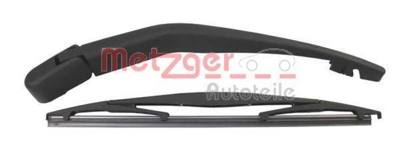 METZGER 2190105 Wischarm, Scheibenreinigung für NISSAN hinten M.KAPPE M.WISCHBLATT