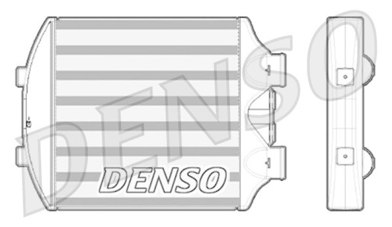 DENSO DIT26001 Ladeluftkühler SEAT IBIZA IV (6L1) 1.9 TDI Cupra R (2004 - 2008)
